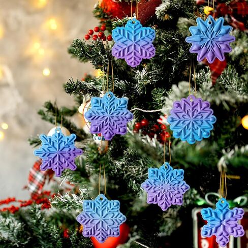 Syhood 24 Pcs Ceramic to Paint Christmas Ornaments Crafts for Kids Paint Your Own Kit DIY Ceramics Santa Snowmen Gingerbread Men Ceramic Christmas Ornaments Crafts Gifts for Adults Kids in Saudi Arabia