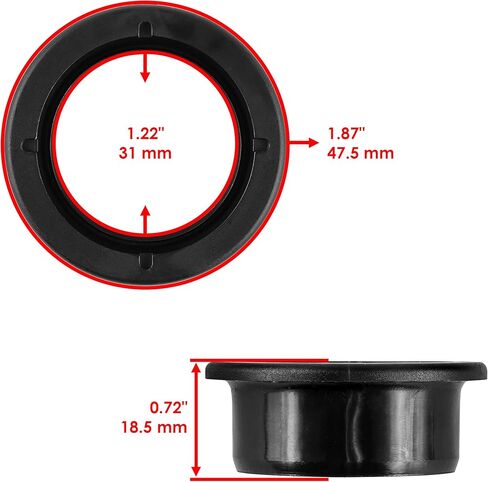 Caltric Rear Suspension Bushings Kit Compatible with Polaris Sportsman 500 Ho 4X4 Efi 2003-2005 2007 in Saudi Arabia