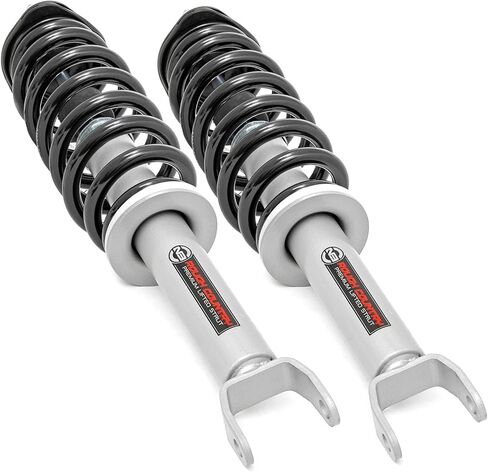 Rough Country N3 Loaded Struts for Ram 1500 (2012-2018) w/3" Lift - Performance Suspension Upgrade, 2 Pre-Loaded Coil Struts in Saudi Arabia