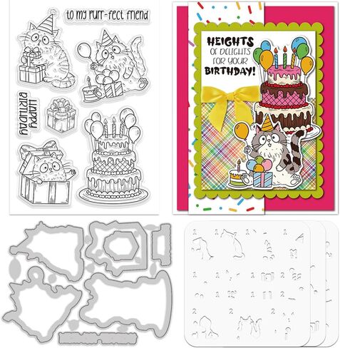 استنسل طبقات الفطر العتيق من ORIGACH لصنع البطاقات، قالب استنسل لنباتات الغابات، طوابع شفافة من السيليكون ومجموعات قوالب معدنية لصناعة ألبوم صور القصاصات بنفسك in Saudi Arabia