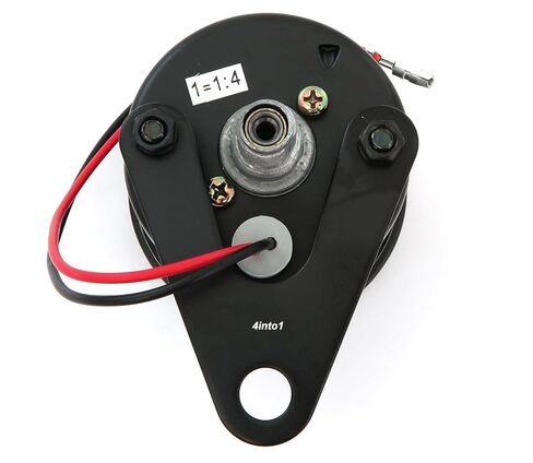 مقياس سرعة الدوران الميكانيكي الصغير للدراجات النارية Tach 12K RPM- أسود - 1:7 in Kuwait