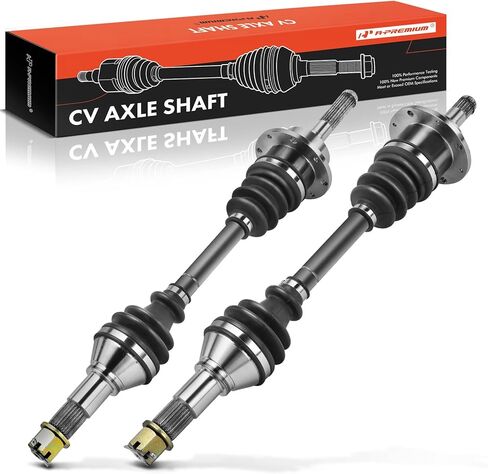 A-Premium Pair (2) Front CV Axle Shaft Assembly Compatible with Bombardier Outlander (Max) 400/650/800 & Can-Am Outlander (Max) 400/500/650/800/800R, Driver and Passenger Side in Saudi Arabia