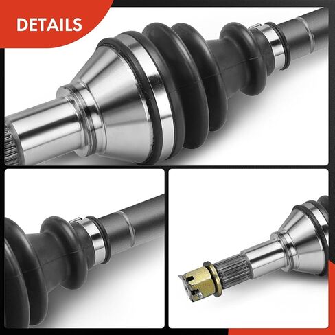 A-Premium Pair (2) Front CV Axle Shaft Assembly Compatible with Bombardier Outlander (Max) 400/650/800 & Can-Am Outlander (Max) 400/500/650/800/800R, Driver and Passenger Side in Saudi Arabia