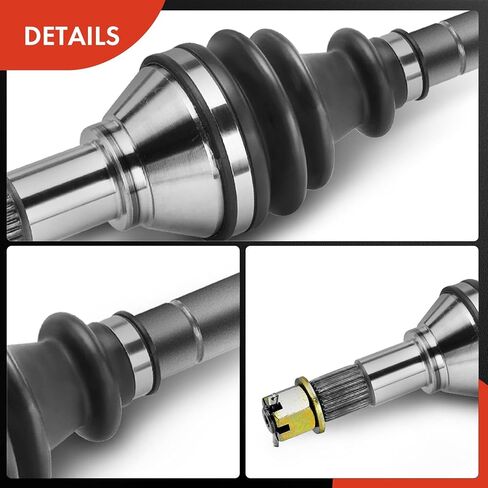 A-Premium Pair (2) Front CV Axle Shaft Assembly Compatible with Bombardier Outlander (Max) 400/650/800 & Can-Am Outlander (Max) 400/500/650/800/800R, Driver and Passenger Side in Saudi Arabia