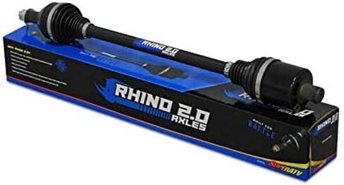المحور الأمامي SuperATV Rhino 2.0 متوافق مع مقعد 2022+ Polaris RZR Pro R / 4، مصنوع من فولاذ كرومولي 4340، أقوى من المخزون، زيادة في حجم العمود، معالجة حرارية خاصة، انظر الملاءمة in Saudi Arabia