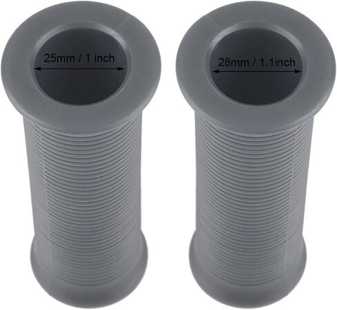 1 Inch Motorcycle Handlebar Grips, 1inch 25mm/28mm TPU Vintage Universal Motorcycle Handle Grips Motorcycle Handlebar Handle Grip Pair for Most Motorcycles in Kuwait
