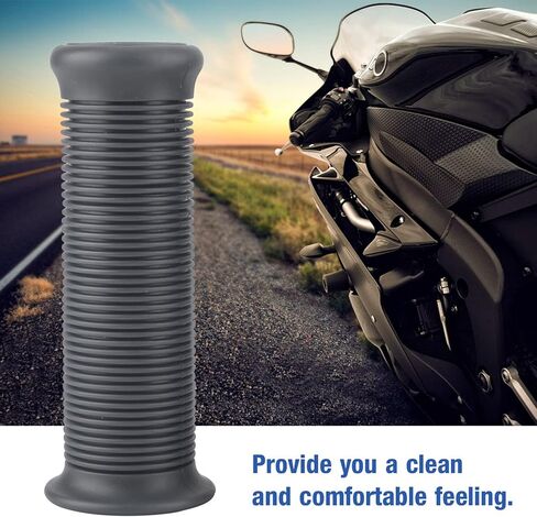 1 Inch Motorcycle Handlebar Grips, 1inch 25mm/28mm TPU Vintage Universal Motorcycle Handle Grips Motorcycle Handlebar Handle Grip Pair for Most Motorcycles in Kuwait
