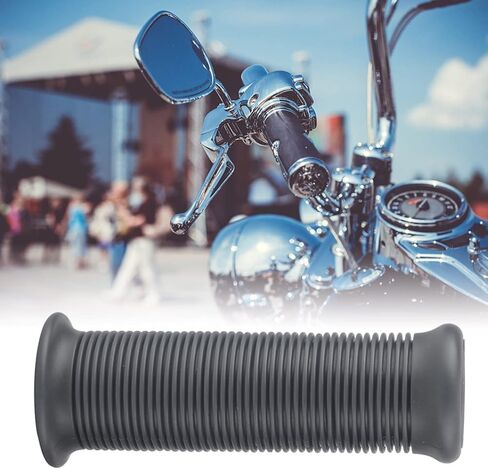 1 Inch Motorcycle Handlebar Grips, 1inch 25mm/28mm TPU Vintage Universal Motorcycle Handle Grips Motorcycle Handlebar Handle Grip Pair for Most Motorcycles in Kuwait