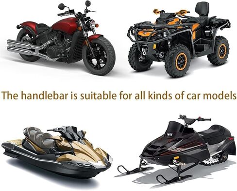 1 Inch Motorcycle Handlebar Grips, 1inch 25mm/28mm TPU Vintage Universal Motorcycle Handle Grips Motorcycle Handlebar Handle Grip Pair for Most Motorcycles in Kuwait