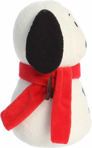 Aurora® Festive Peanuts® Snow Beagle Stuffed Animal - Officially Licensed Toys for All Snoopy Fans - Perfect for Holiday Decorations or Gifts - White 7.5 Inches in Saudi Arabia
