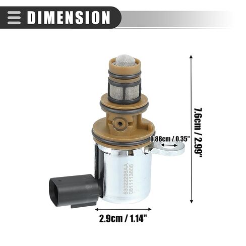 Motoforti Multiple Displacement Solenoid Engine, for Dodge Challenger 2010-2023, Metal, No.53022298AA, Brown, 4pcs in Saudi Arabia