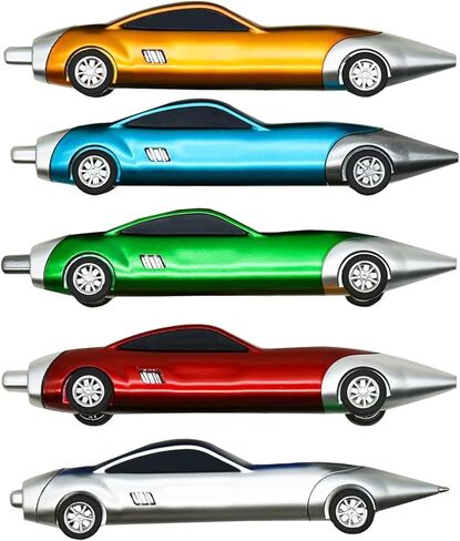 5-Pack Cartoon Car Ballpoint Pens,Novelty Race Car Pens Vehicle Ballpoint Pens Fun Supplies & Party Favors in Kuwait