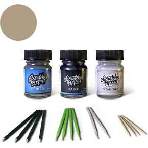 طقم طلاء ScratchesHappen Exact-Match Touch Up - فضي معدني فاخر (H6/M7334A) لسيارة لينكولن - المفضل (طلاء + طبقة شفافة + برايمر) in Saudi Arabia
