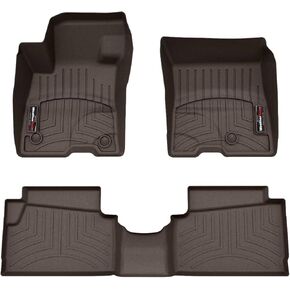 WeatherTech Custom Fit FloorLiners for Ford Maverick Hybrid - 1st & 2nd Row (441745-1-2), Black in Kuwait