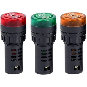 Intermittent Sound and Flash Sound and Light Buzzer AD16-22SM Alarm 22MM 12V in Saudi Arabia