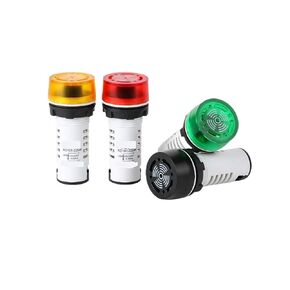 White Shell Buzzer 22mm Alarm Flash Buzzer(AC/DC 24V) in Kuwait