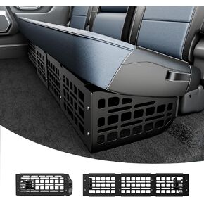 Seat Bottom Divider Panel Compatible with Ford F150 2015+ Raptor 2015+ Super Duty 2017+ Under Seat Molle Panel Second Row Storage Panel 2nd Row Under Seat Organizer Accessories in Kuwait