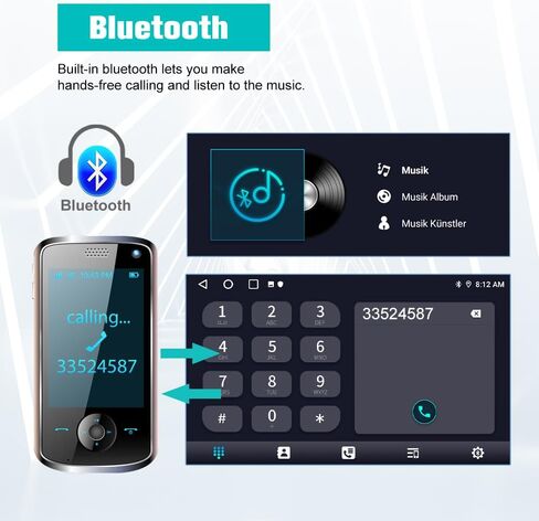 Car Radio Stereo Head Unit for Dodge Grand Caravan 2008-2020 Town & Country 2011-2016 in Kuwait