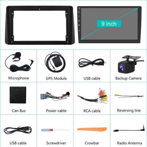 Car Radio Stereo Head Unit for Dodge Grand Caravan 2008-2020 Town & Country 2011-2016 in Kuwait