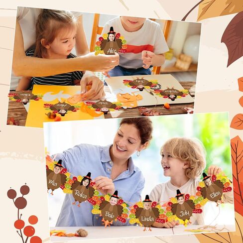 50 مجموعة من قطع الخريف لعيد الشكر لتركيا DIY وقصاصات الديك الرومي والقبعة وقطع ورق الخريف مع 150 قطعة من نقاط الصمغ للحرف اليدوية ولوحة إعلانات الفصل الدراسي وصور حفلات الحصاد، 100 قطعة in Kuwait