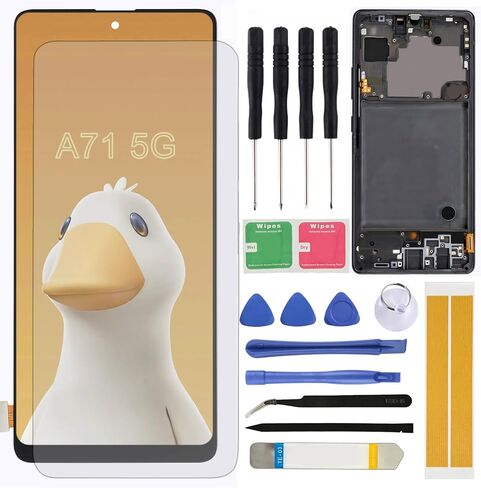 LCD Screen Replacement for Samsung Galaxy A72 6.7inch SM-A725M SM-A725F SM-A725F/DS SM-A726B SM-A726B/DS Assembly LCD Display Touch Screen Digitizer with Repair Tools Kit in Saudi Arabia