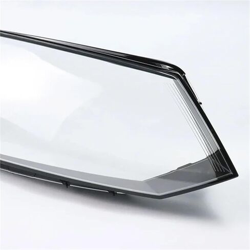 عدسة المصابيح الأمامية للسيارة متوافقة مع VW Touareg Halogen 2011-2014 زجاج أمامي شفاف يحل محل أباجورة المصابيح الأصلية (يسار) in Kuwait