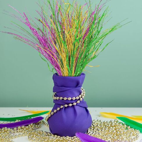 12 Pcs Mardi Gras Glitter Berry Stems 16 Inch Mardi Gras Decorations Artificial Purple Gold Green Berry Picks and Sprays Christmas Tree Filler Branches Ornaments for Carnival Centerpieces in Saudi Arabia