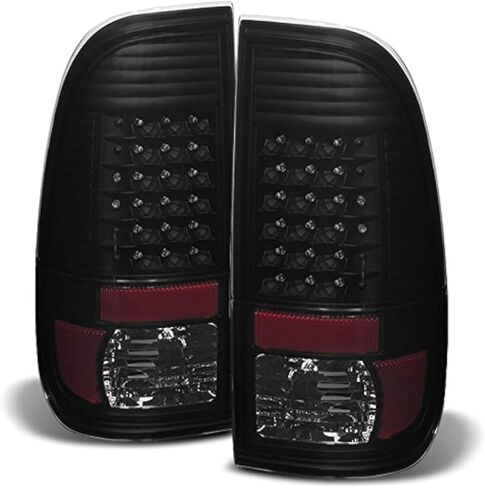AKKON - For Black Smoke 08-16 Ford F-Series Superduty Pickup Truck LED Tail Lights Brake Lamp Replacement Pair in Saudi Arabia