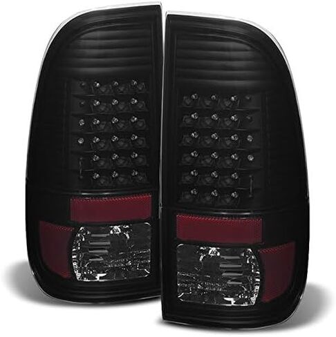 AKKON - For Black Smoke 08-16 Ford F-Series Superduty Pickup Truck LED Tail Lights Brake Lamp Replacement Pair in Saudi Arabia