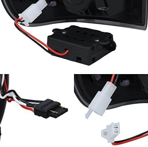 AKKON - For Black Smoke 08-16 Ford F-Series Superduty Pickup Truck LED Tail Lights Brake Lamp Replacement Pair in Saudi Arabia