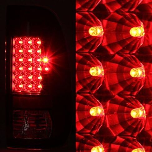 AKKON - For Black Smoke 08-16 Ford F-Series Superduty Pickup Truck LED Tail Lights Brake Lamp Replacement Pair in Saudi Arabia