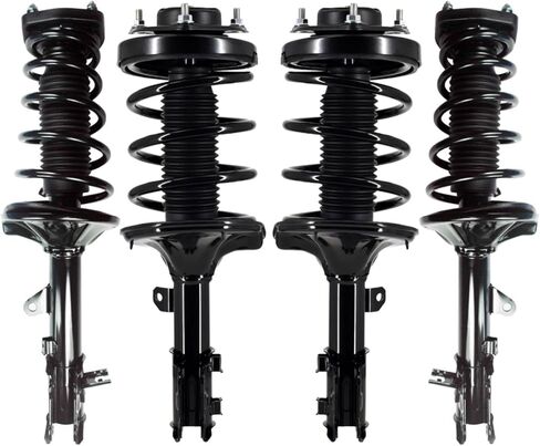 PM Auto Set 4 زنبرك أمامي وخلفي سريع كامل تبختر لفائف لـ 2003-2008 Hyundai Tiburon Exc. GT المحدودة والتعليق الرياضي in Saudi Arabia