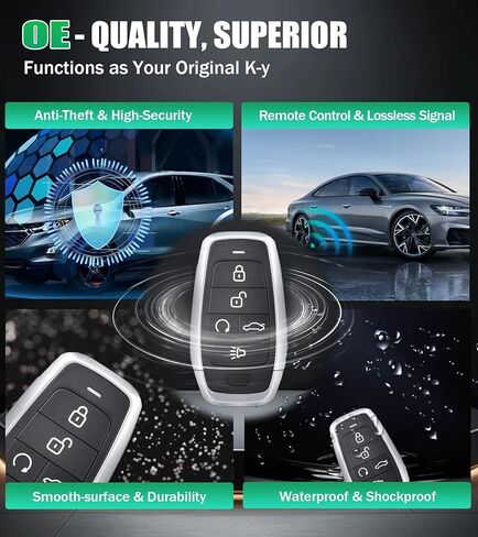 Autel MaxiIM IKEY IKEYAT5TPR Programmable Smart Key Replacement 5 Buttons Lock Unlock Air Suspension Remote Start Panic Buttons OE-Quality for 700+ Vehicles OBD Learning 40 meters/130 feet in Saudi Arabia