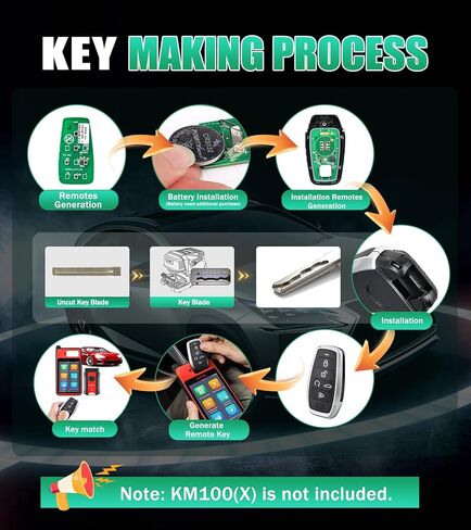 Autel MaxiIM IKEY IKEYAT5TPR Programmable Smart Key Replacement 5 Buttons Lock Unlock Air Suspension Remote Start Panic Buttons OE-Quality for 700+ Vehicles OBD Learning 40 meters/130 feet in Saudi Arabia