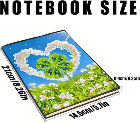 Butterfly Diamond Painting Notebook for Adults, A5 Spring Diamond Art Journal and DIY Sketchbook, Diamonds Art Kit Supplies,Gift for Beginners, Craft Lovers, Artists. (Butterfly) in Saudi Arabia