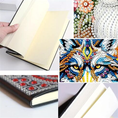 Butterfly Diamond Painting Notebook for Adults, A5 Spring Diamond Art Journal and DIY Sketchbook, Diamonds Art Kit Supplies,Gift for Beginners, Craft Lovers, Artists. (Butterfly) in Saudi Arabia