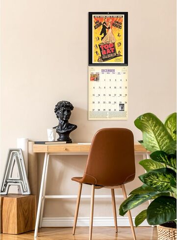 Asgard Press 2026 Vintage Musicals Deluxe Wall Calendar, 16 Months, Frame-Ready Musical Movie Poster Art with Commentary, 11"x15" (Size When Open) in Saudi Arabia
