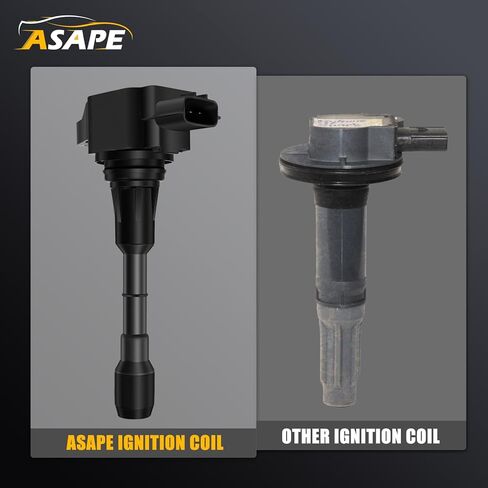 ASAPE 6 Ignition Coil Pack with 6 Spark Plugs for 2013 Infiniti EX37, FX37 (2008-2013), G37 (2011-2013), M37 (2014), Q50 3.7L - Replace UF617 in Saudi Arabia