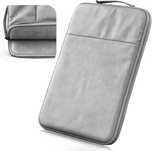 Laptop Sleeve Case Water-Resistant Protection Cover with Front Pocket Retractable Handle Computer Bag for 15.6 Inch Compatible with Laptop/Notebook/Tablet in Saudi Arabia
