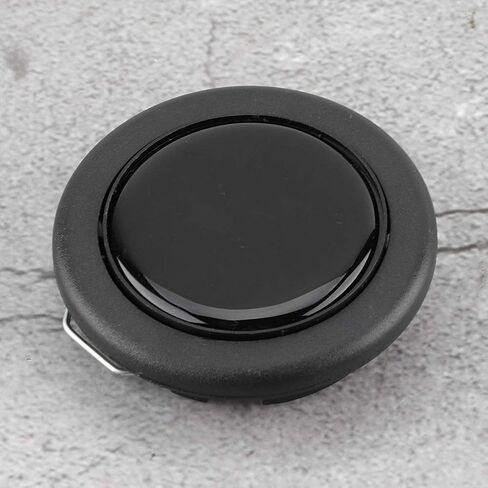 Universal Modified Car Steering Wheel Horn Button High Durability Easy Install Exquisite Workmanship Metal Plastic Black 1.7oz Shown in Saudi Arabia
