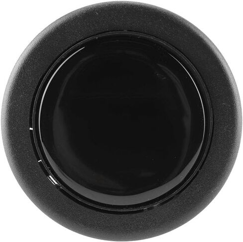 Universal Modified Car Steering Wheel Horn Button High Durability Easy Install Exquisite Workmanship Metal Plastic Black 1.7oz Shown in Saudi Arabia
