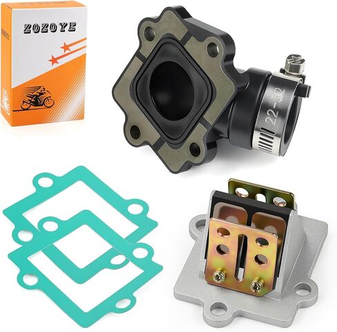 For Polaris Predator Sportsman Scrambler 50 90 Carburetor Intake Manifold Boot w/Reed Valve 2001-2006 0450065 in Saudi Arabia