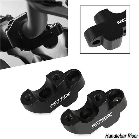Handle Bar Riser Handlebar Clamp NC750X Motorcycle Accessories Handlebar Riser Lifting Handlebar Clamp For Ho&nd&a NC 750 X NC 750X NC750 X DCT 2014-2023 2022 in Saudi Arabia