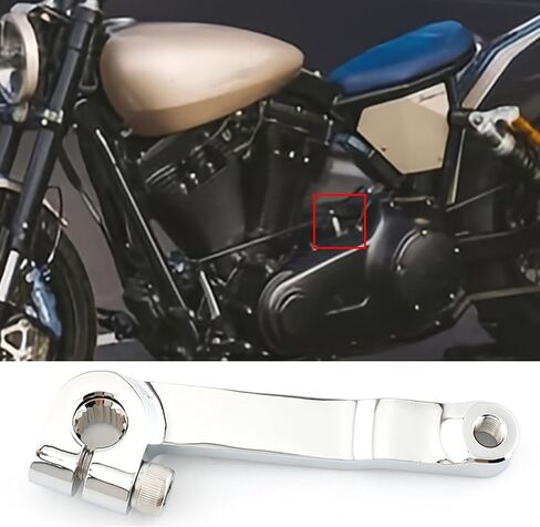 رافعة ناقل الحركة للدراجات النارية لدراجة Harley Touring Dyna Softail 1997-2016 (أسود) in Kuwait
