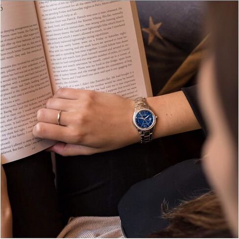 Citizen Women's Eco-Drive Dress Classic Crystal Watch in Stainless Steel, Pink Dial (Model: FE1140-86X) in Kuwait