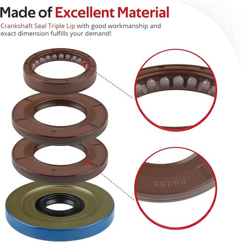 JAVIK Crankshaft Seal Triple Lip For Polaris Ranger RZR Pro XD Turbo General 900 1000 Crew XP 2018-2026 O.E.M# 3610284 3235052 in Saudi Arabia