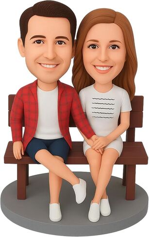 Custom Bobblehead Figures Personal Statue for Couple&Friends from Photo, Personalized Couple Bobble Head Figurines Doll for Customized Gift in Saudi Arabia