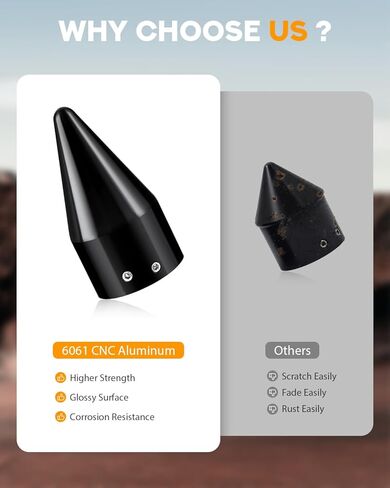 PBYMT Black Front Axle Nut Covers Caps Compatible for Harley Softail Sportster Touring Road King Street Glide 2002-2024 in Kuwait