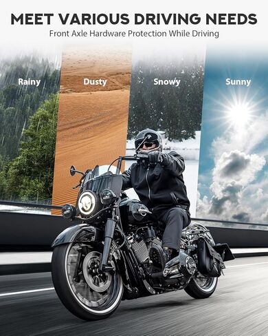 PBYMT Black Front Axle Nut Covers Caps Compatible for Harley Softail Sportster Touring Road King Street Glide 2002-2024 in Kuwait