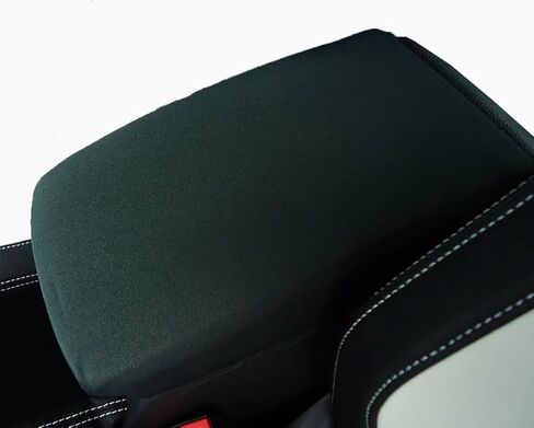 أغطية وحدة التحكم في السيارة مصنوعة في الولايات المتحدة الأمريكية مصممة لسيارة Lexus RX350 2023-2025 من النيوبرين غطاء وحدة التحكم المركزية لمسند الذراع التلقائي باللون الأسود in Kuwait